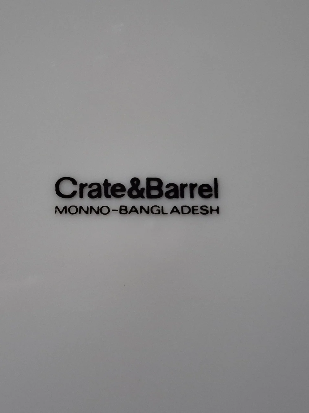 Crate&Barrel Fruit Motif Plates with Green and Gold Trim